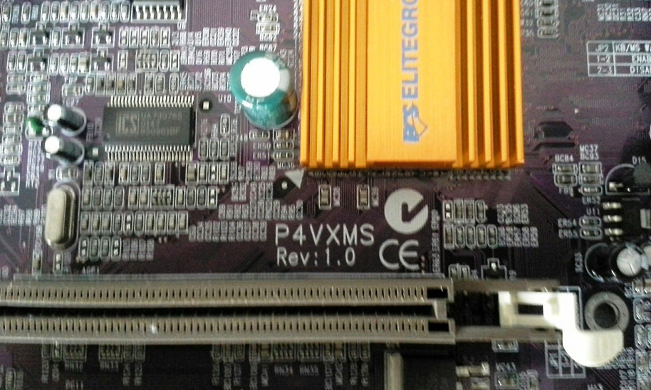 ECS Elitegroup P4VXMS Revision 1.0 Socket 423 Motherboard